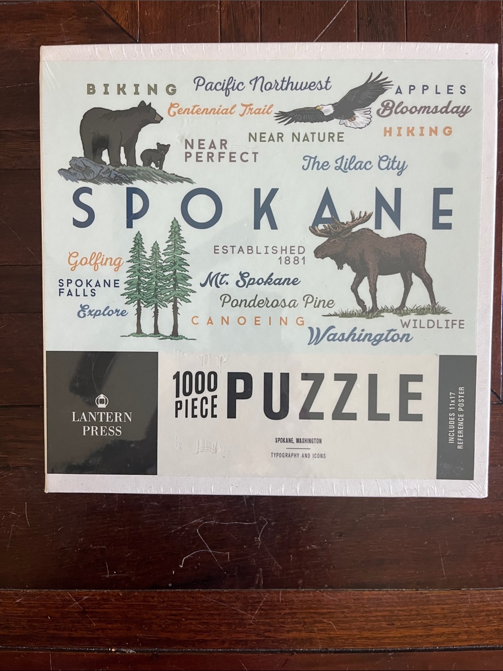 Lantern Press Spokane Washington Themed Puzzle - 1000 Pieces